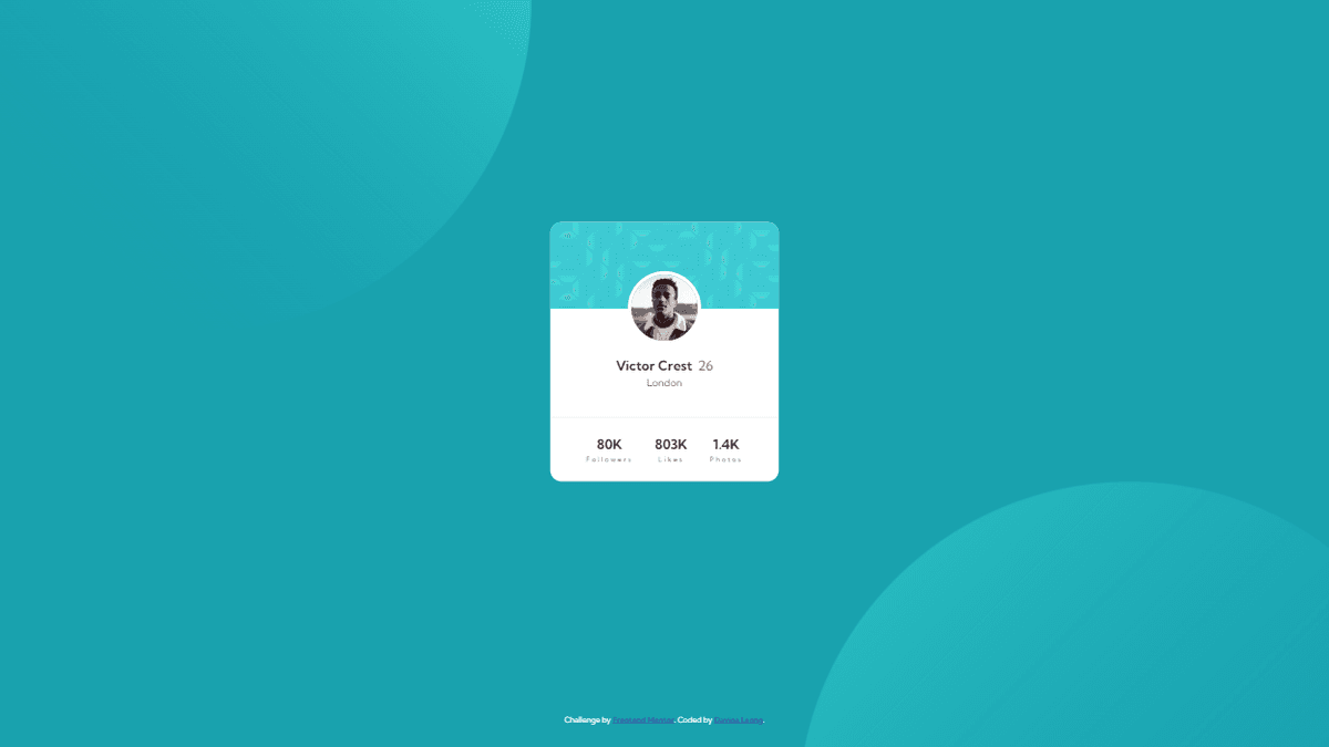 Profile Card Component