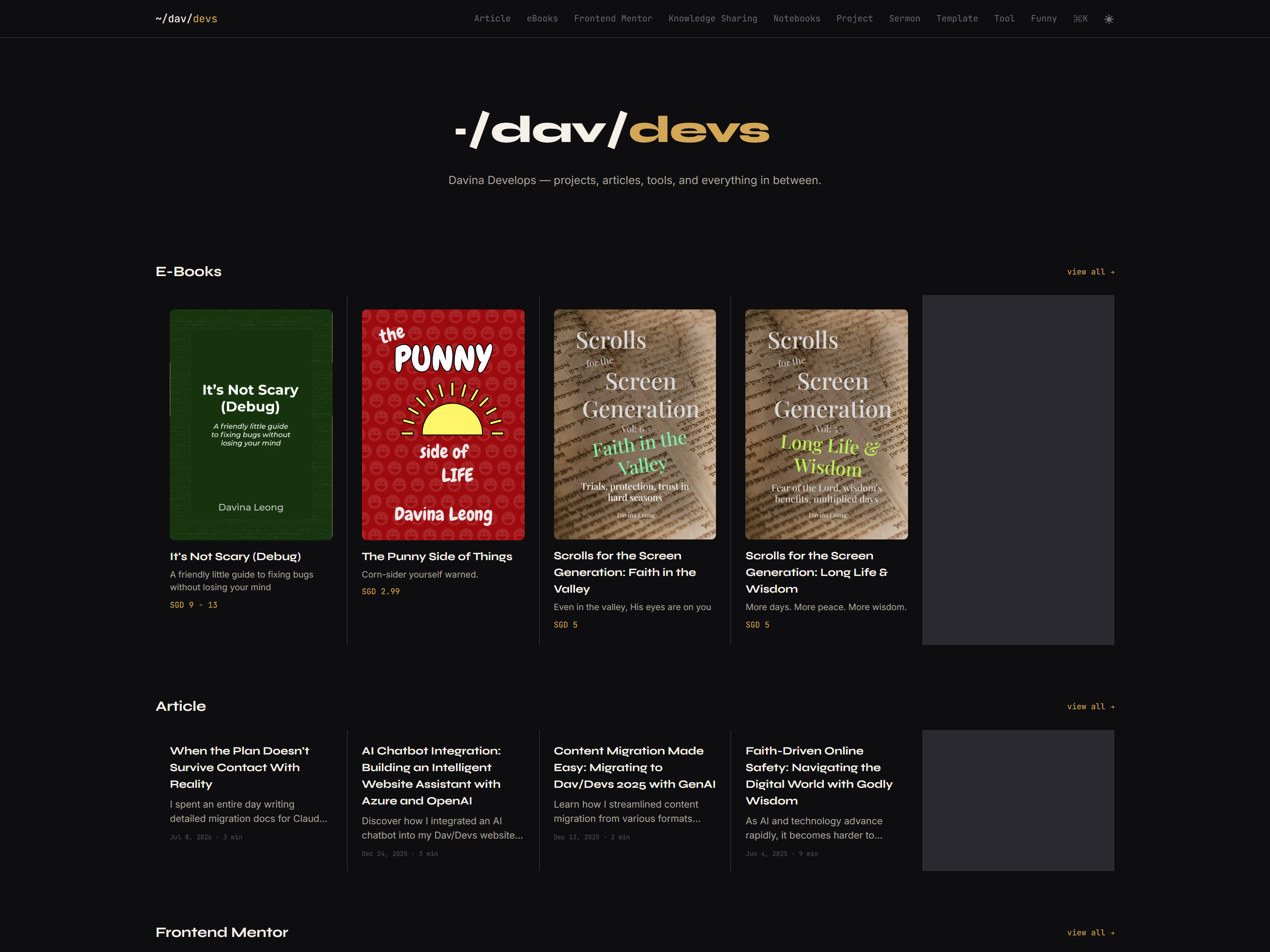 Homepage